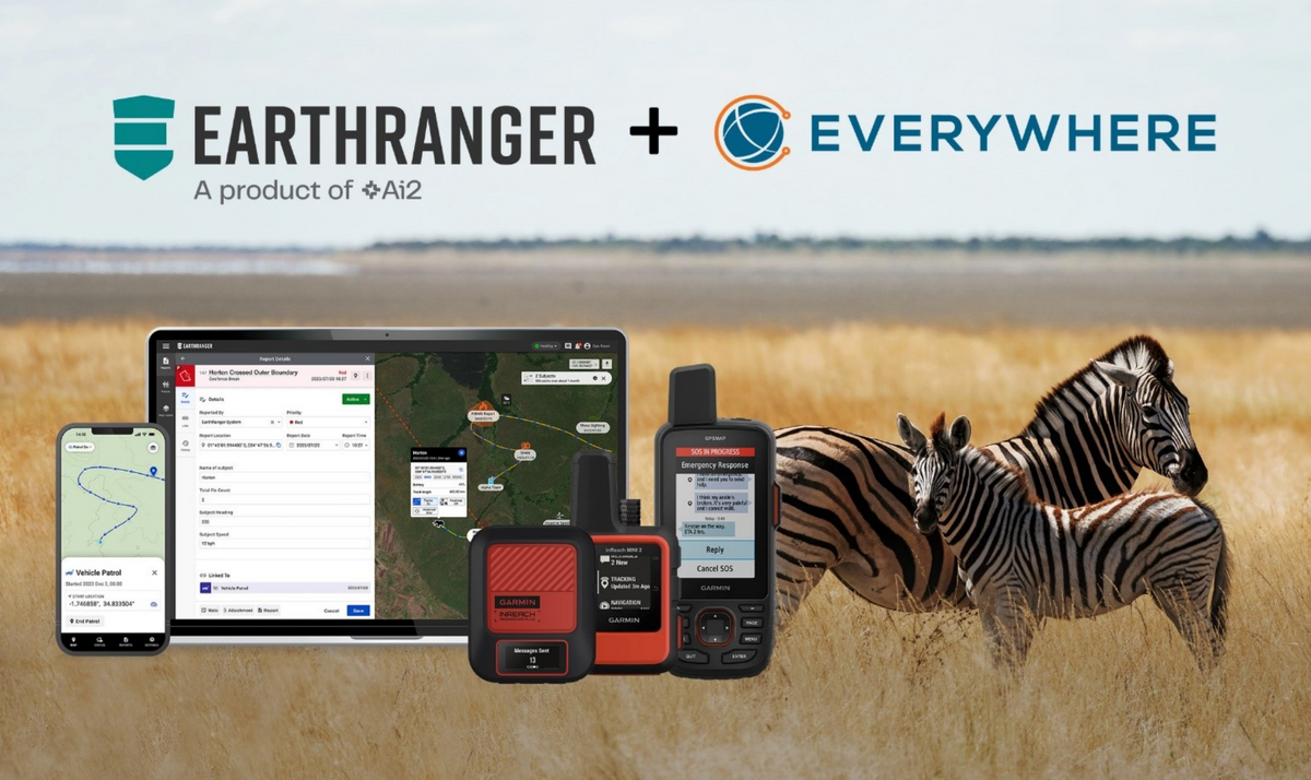EVERYWHERE Communications and EarthRanger Announce Integration, Transforming Global Situational Awareness for the Conservation Industry