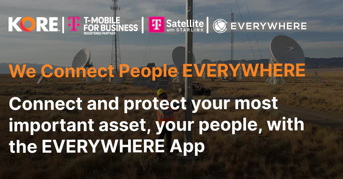 EVERYWHERE Communications to Partner with KORE as Multi-network Connectivity Solution for Mobile Workers