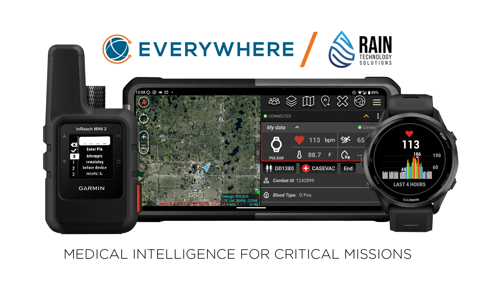 Medical Intelligence for Critical Missions: EVERYWHERE Communications Announces Strategic Partnership with Rain Technology Solutions